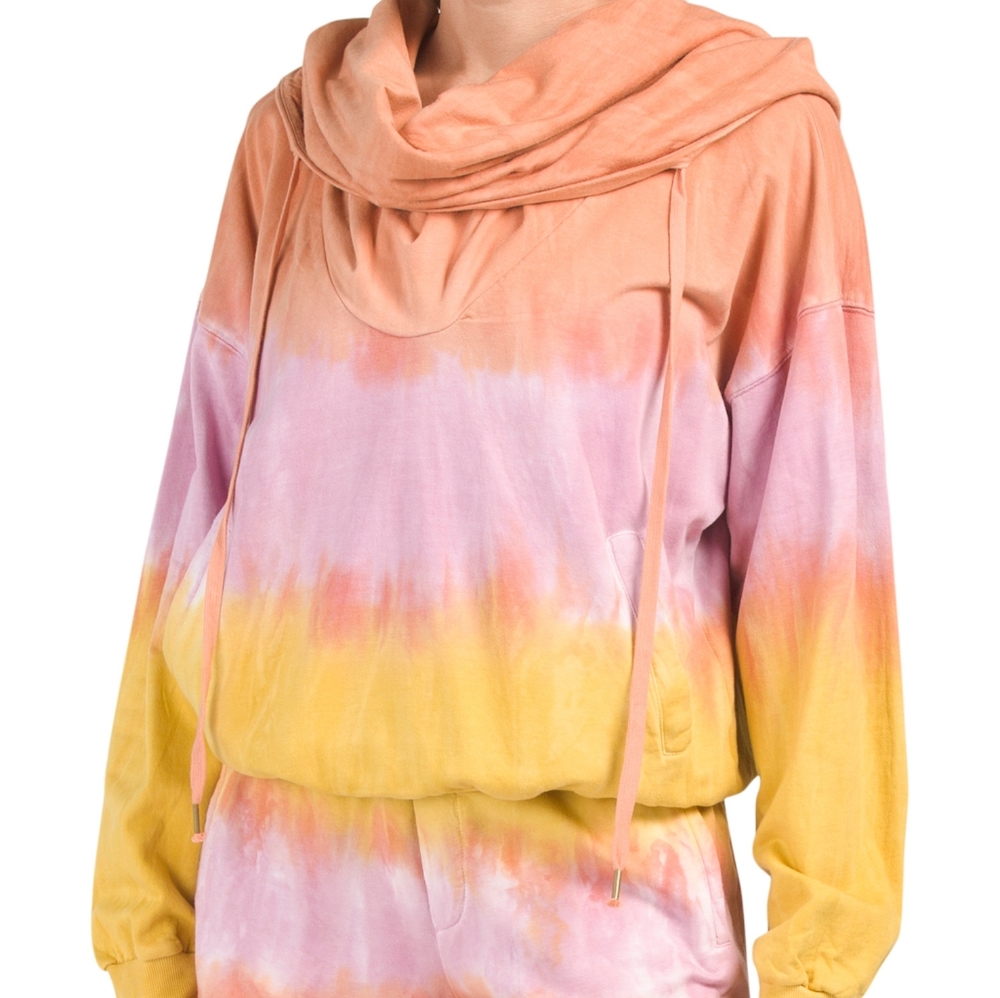 Jersy cowneck hoodie